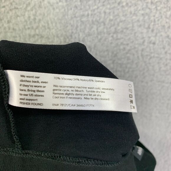 Eileen Fisher Womens Dress Pants Size 2/4 PP Black Leggings Business Office - Picture 10 of 12